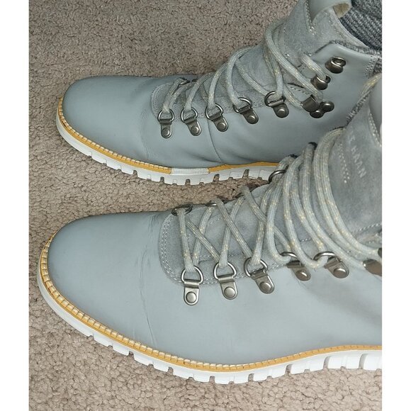 Cole Haan Men's Zerogrand Gray Leather Chukka Ankle Hiking Boot 10 - Picture 4 of 9